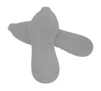 Suela Antideslizante para Zapatos, 1 par de Láminas de Repuesto de Goma para Baloncesto, Parche de Reparación de Suela Resistente Al Desgaste, Práctico Patrón en V, Diseño (GRAY)