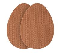 Suela antideslizante para zapatos, Almohadillas antideslizantes autoadhesivas de silicona for zapatos, multicolor, varios tamaños, 2 unidades(Round Head-khaki)