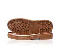 Suela completa para reparación de zapatos de trabajador, suela de goma, suela de repuesto para zapatos de media suela y plantilla de zapatos de tacón (marrón, 34)