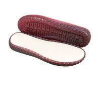 Suela de goma para otoño e invierno, con ganchos, suela de cristal transparente, protector de tendón, sandalias tejidas a mano (vino tinto, 38-246 mm)