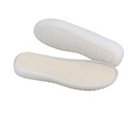 Suela de goma para otoño e invierno, con ganchos, suela de cristal transparente, protector de tendón, sandalias tejidas a mano (blanco, 41-261 mm)