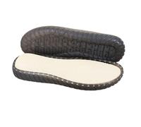 Suela de goma para otoño e invierno, con ganchos, suela de cristal transparente, protector de tendón, sandalias tejidas a mano (gris, 43-273 mm)