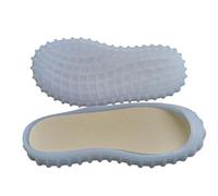 Suela de goma para zapatos, plantillas antideslizantes, almohadillas para los pies, protector de suela completa, para reparación de zapatos de trabajador, almohadilla de bricolaje (blanco, 28-17 cm)