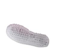 Suela de goma suave tejida a mano, suela antideslizante para zapatos, repuesto duradero para zapatos de bota (transparente, 34)