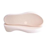 Suela de goma tejida a mano, suela de tendón duradera, suela de tendón antipatadas, línea hueca, para bricolaje, zapatos de verano, materiales de ganchillo, Pink, 35 EU