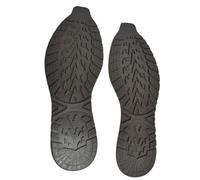 Suela de repuesto antideslizante para tendón de vaca, agarre de goma, reparación de zapatos deportivos, almohadillas de goma gruesas antidesgaste (negro gris, 37-40)