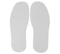 Suela de Zapatos de Cuero, Zapatos de Goma de Grano Elevado, Zapatos de Suela de Cuero que Evitan Suelas Completas Antideslizantes para Reemplazo de Bricolaje (Blanco)