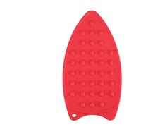 Suela para plancha, Suela protectora para plancha Esterilla de silicona para plancha Base de silicona para planchar (Red)