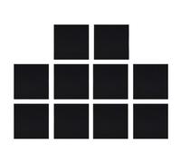 Suelas antideslizantes para zapatos, Almohadilla de suela de zapato de goma negra, elipse y formas cuadradas(Square-5pairs)