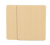 Suelas antideslizantes para zapatos, Almohadillas Autoadhesivas de Silicona for Zapatos 10x8cm Multicolor 2 Piezas(Apricot-2pcs)