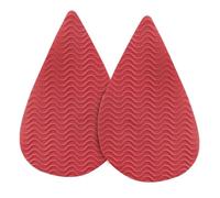 Suelas antideslizantes para zapatos, Almohadillas Autoadhesivas for Zapatos Multicolor 2 Piezas(Red)