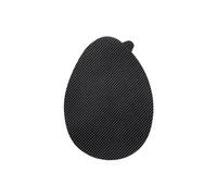 Suelas antideslizantes para zapatos, Almohadillas for zapatos autoadhesivas antideslizantes, color negro, elipse, cuadrado, varios tamaños(Ellipse-1pair)