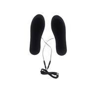 Suelas calefactables con carga USB.