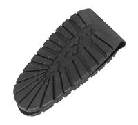 Suelas de Goma Antideslizantes para Zapatos, Accesorios de Reparación de Silencio del Talón Delantero, Negro, Suave y Flexible, Alivia el Dolor de Pies, Aumenta la Resistencia Al