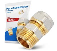 Suelo Calefacción Conector Recto 16 x 1/2'' RM PEX-AL-PEX | Compresión Múltiples Capas de Tubería Tornillo