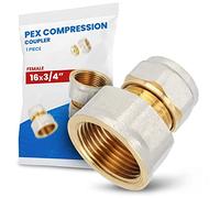 Suelo Calefacción Conector Recto 16 x 3/4'' RH PEX-AL-PEX | Compresión Múltiples Capas de Tubería Tornillo