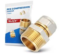Suelo Calefacción Conector Recto 16 x 3/4'' RM PEX-AL-PEX | Compresión Múltiples Capas de Tubería Tornillo