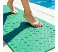 Suelo de Caucho Alfombrillas de Goma Antideslizantes con Diseño de Placa Diamantada para Exterior, Revestimiento de Goma Impermeable para Garaje y Banco de Trabajo(Green,1.2x1m (3.9 x 3.3ft))