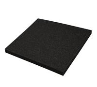 Suelo de goma para gimnasio, 100 x 100 x 2 o 3 cm, antideslizante, insonorizante, para sala de pesas, gimnasio, casa, suelo, alfombra Home Gym (1, 100 x 100 x 2 cm)