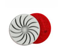 Suelo de hormigón de 3 escalones de 4 pulgadas, 100 mm, 115023003500, paquete de 3 piezas de piedra de nailon de 100 mm, se puede rasgar repetidamente, la molienda áspera es muy rápida (grano 3)