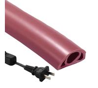 Suelo de Protección de Cordón, Suelo de Protección de Cordón | de Suelo de Alambre Flexible para Cordones, Conducto de Alambre Flexible de PVC | Piso de Cache-Cordon Autoadhesivo Aislado