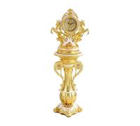 Suelo Tribuna Reloj Estatua Reloj De Piso Sala De Estar Moderna Reloj Vertical Villa Caballo Galopante Decoración Salón Retro Decoración Muda Reloj De Sala De Estar