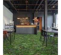 Suelo Vinílico Digitalizada, colores y animales exóticos, Alfombra Distintos Tamaños, Moderno, Diseño y Resistencia para Tu Espacio, Cocina, Baño, Salón, Comedor, (200 x 350 cm, AMAZONIA)