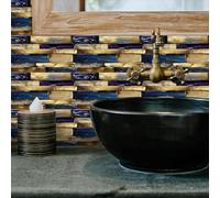 Suelo Vinilo Autoadhesivo 12x24 cm Sol Amarillo Púrpura Baldosas Adhesivas Impermeables Panel Revestimiento Ducha Muebles Gabinete Decorativos Vinilo Adhesivo Pared Cocina 30 Piezas