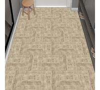 Suelos de Vinilo Adhesivos para Suelos Madera marrón claro Baldosas Adhesivas Impermeables Autoadhesivas Fáciles de Aplicar Vinilo Adhesivo Pared Cocina Baño 10x10 (10 Piezas)