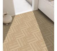 Suelos de Vinilo Adhesivos para Suelos Retro marrón claro Baldosas Adhesivas Impermeables Autoadhesivas Fáciles de Aplicar Vinilo Adhesivo Pared Cocina Baño 10x10 (10 Piezas)