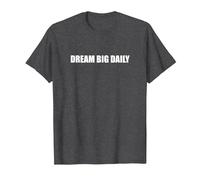 Sueña a lo Grande Camiseta, Hombre, Jaspeado Oscuro, 4XL