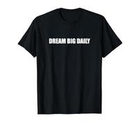 Sueña a lo Grande Camiseta, Hombre, Negro, 4XL