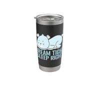 ¡Sueña bien, duerme bien! Pijama Pijama Vaso térmico de acero inoxidable de doble pared