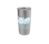 ¡Sueña bien, duerme bien! Pijama Pijama Vaso térmico de acero inoxidable de doble pared
