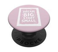 Sueña Big Start Pequeña Motivación PopSockets PopGrip Adhesivo