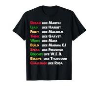 Sueña como Martin, lidera como Harriet regalo en Black History Camiseta
