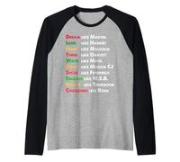 Sueña como Martin, lidera como Harriet regalo en Black History Camiseta Manga Raglan