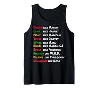 Sueña como Martin, lidera como Harriet regalo en Black History Camiseta sin Mangas