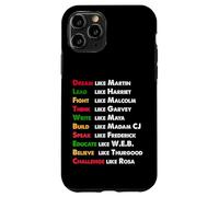 Sueña como Martin, lidera como Harriet regalo en Black History Carcasa para iPhone 11 Pro