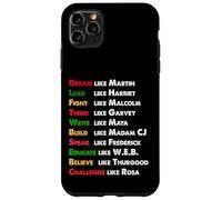 Sueña como Martin, lidera como Harriet regalo en Black History Carcasa para iPhone 11 Pro Max