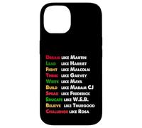 Sueña como Martin, lidera como Harriet regalo en Black History Carcasa para iPhone 14