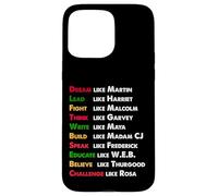 Sueña como Martin, lidera como Harriet regalo en Black History Carcasa para iPhone 15 Pro Max