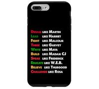 Sueña como Martin, lidera como Harriet regalo en Black History Carcasa para iPhone 7 Plus/8 Plus