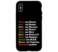 Sueña como Martin, lidera como Harriet regalo en Black History Carcasa para iPhone X/XS