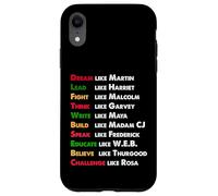 Sueña como Martin, lidera como Harriet regalo en Black History Carcasa para iPhone XR