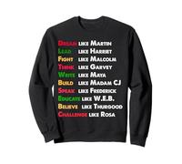 Sueña como Martin, lidera como Harriet regalo en Black History Sudadera