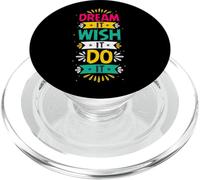 Sueña Desea Que Lo Haga | Colorido Motivacional PopSockets PopGrip para MagSafe