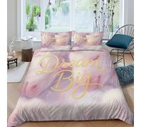 Sueña en Grande Juego De Funda para Edrojoón 3 Piezas 3D Impresa sueñoy Mythical Animal con Cremallera Y Funda De Almohada King（220x240cm） 100% Microfibra Juego De Cama para