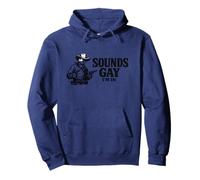 Suena Gay Estoy En Divertido Cowboy Gay Pride Parade Western Meme Sudadera con Capucha