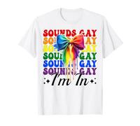 Suena Gay, Estoy en el Orgullo Gay, Bandera del arcoíris, Coqueta LGBTQ Camiseta